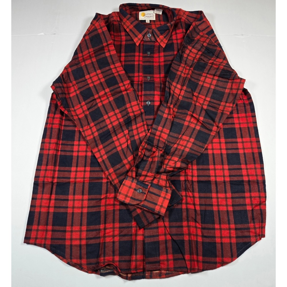 Men's Southern Classics Flannel in Large [16 3/4] MADE IN SOUTH AFRICA